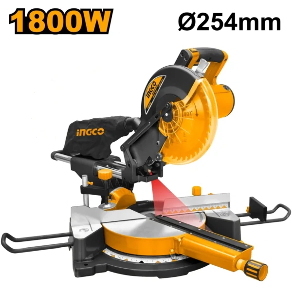 Fierăstrău circular cu Suport Mobil 1800W INGCO BM2518004