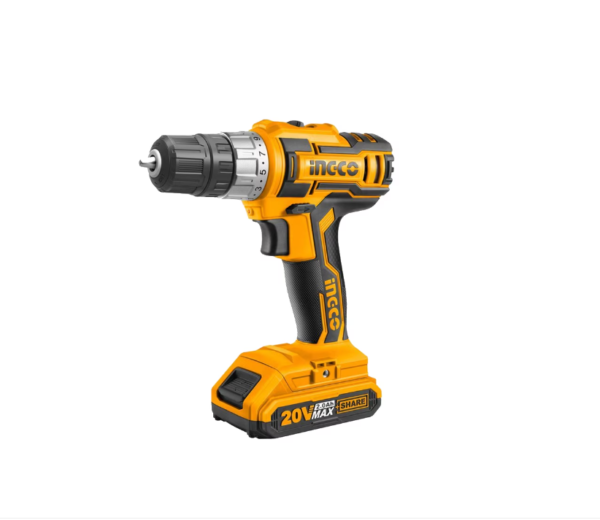 Bormașină INGCO 20V + lumină de lucru