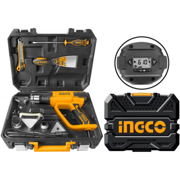 Pistol de Suflat Aer Cald HG20008 INGCO - imagine 3